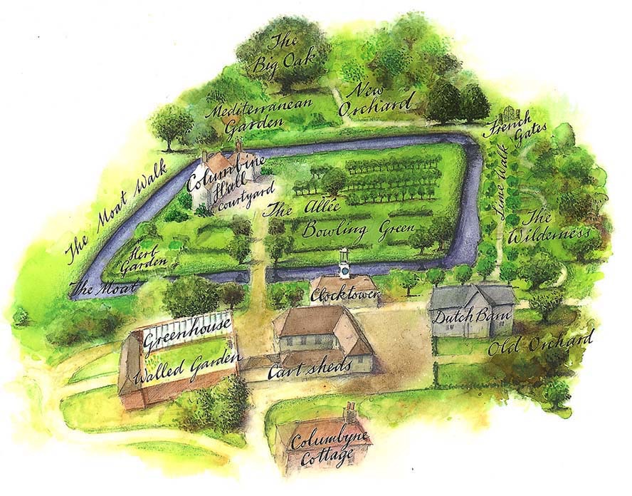 Gardens Illustrated : Columbine Hall, Suffolk