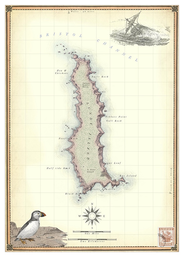 Elwin Street : 'The Curious Atlas ' - Lundy Island 