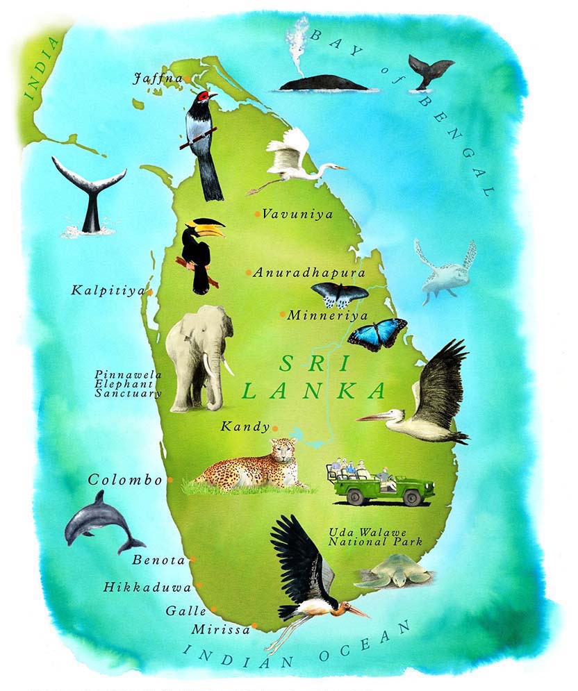 Singapore Airlines 'Silverkris' magazine : Sri Lanka