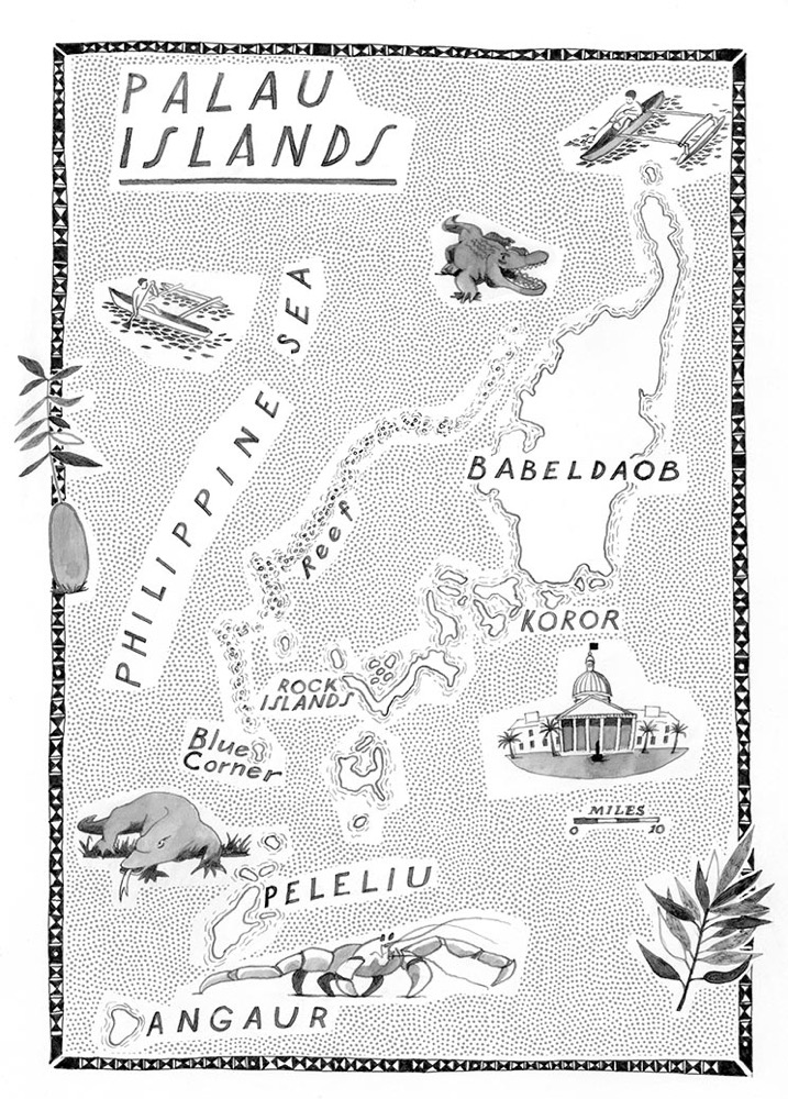 Penguin US : The Palau Islands from 'A Beginner's Guide to Paradise : 9 Steps to Giving Up Everything' by Alex Sheshunoff